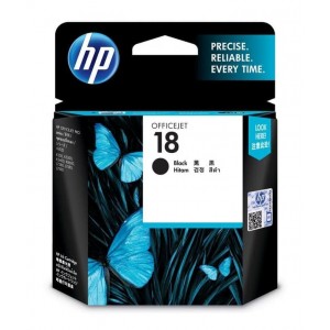 HP 18 Black Ink Cartridge
